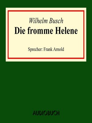 Die fromme Helene - Audiobook